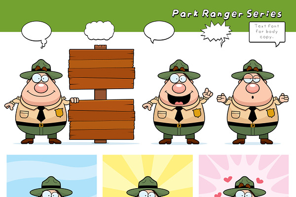 Cartoon Park Ranger Series