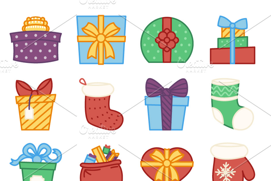 gifts boxes in Graphics - product preview 8