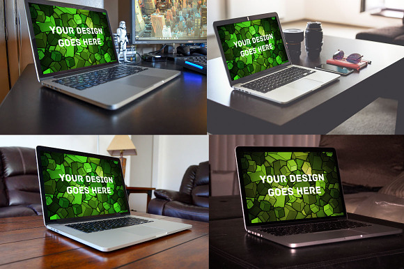 MEGA BUNDLE! - 50 MacBook Mock-up#1 in Mobile & Web Mockups - product preview 5