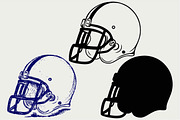Helmet football SVG