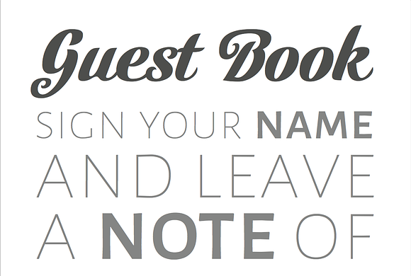 Guest Book Sign in Stationery Templates - product preview 1