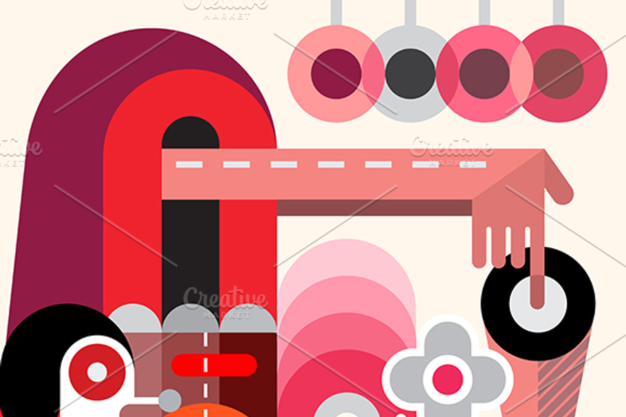 Abstract Art Composition  in Illustrations - product preview 8