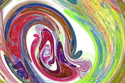 Colorful twirl abstract background