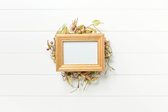 Styled Festive Gold Frame Mockup 1 in Print Mockups - product preview 4