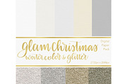 Digital Paper - Glam Christmas