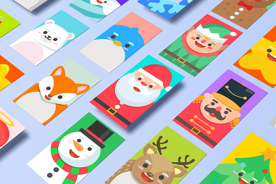 Xmasland Christmas characters design in Illustrations - product preview 8
