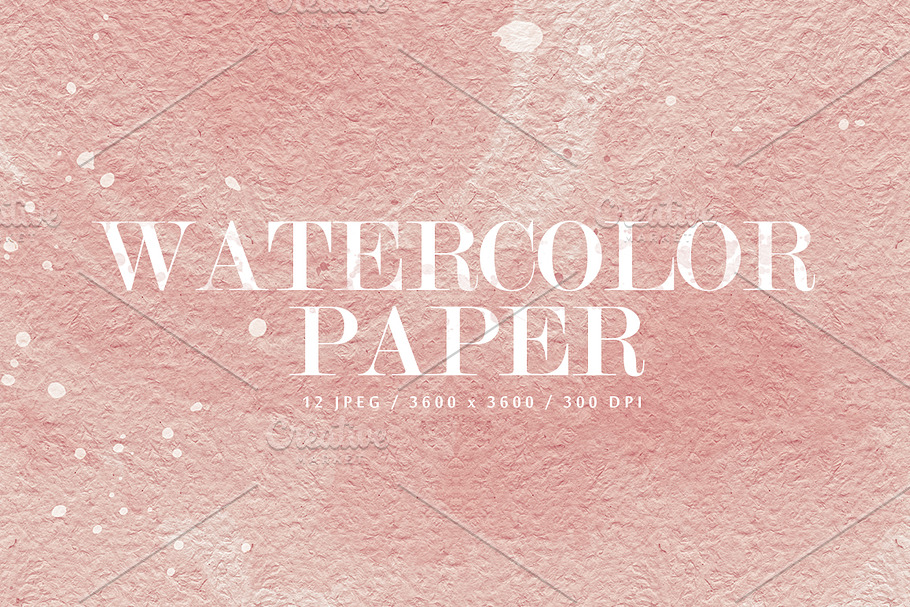 12 Watercolor Papers - Part 2 in Textures - product preview 8