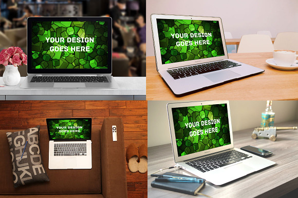 ULTIMATE BUNDLE! - 100 MacBook  in Mobile & Web Mockups - product preview 1
