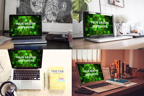 ULTIMATE BUNDLE! - 100 MacBook  in Mobile & Web Mockups - product preview 6
