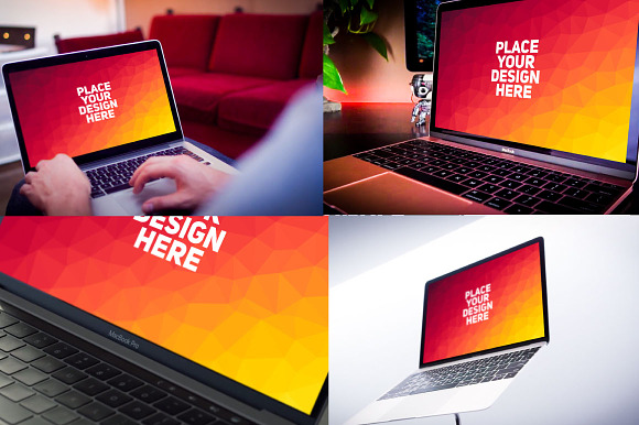ULTIMATE BUNDLE! - 100 MacBook  in Mobile & Web Mockups - product preview 18