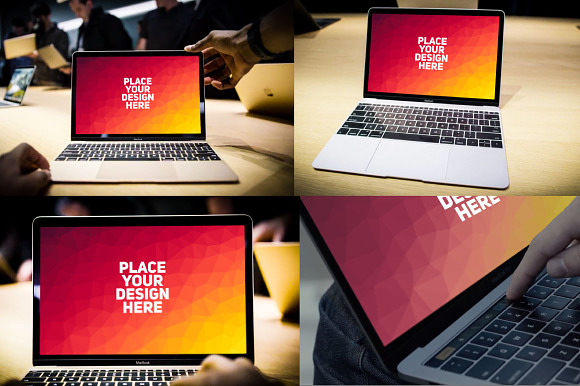 ULTIMATE BUNDLE! - 100 MacBook  in Mobile & Web Mockups - product preview 20