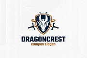 Dragon Crest Logo Template
