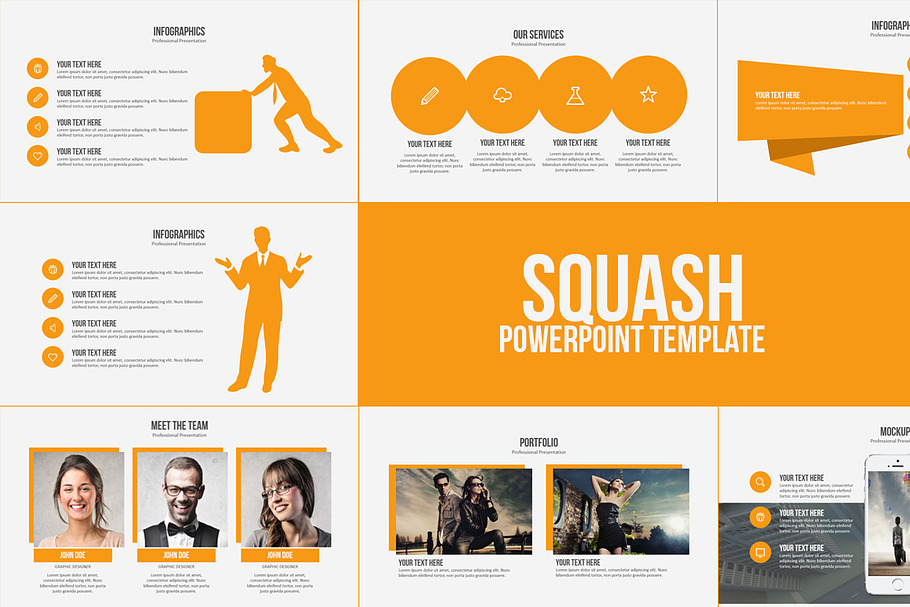 Squash Powerpoint Template in PowerPoint Templates - product preview 8