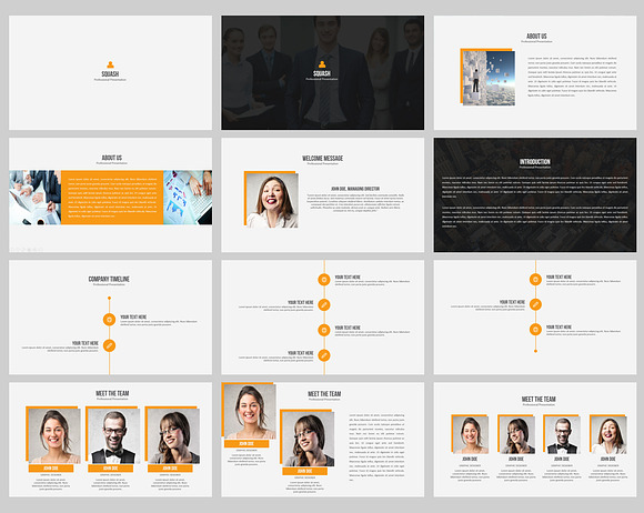 Squash Powerpoint Template in PowerPoint Templates - product preview 1