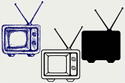 Retro TV 1 SVG