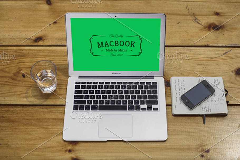 MacBook Air Mockup 2 in Mobile & Web Mockups - product preview 8