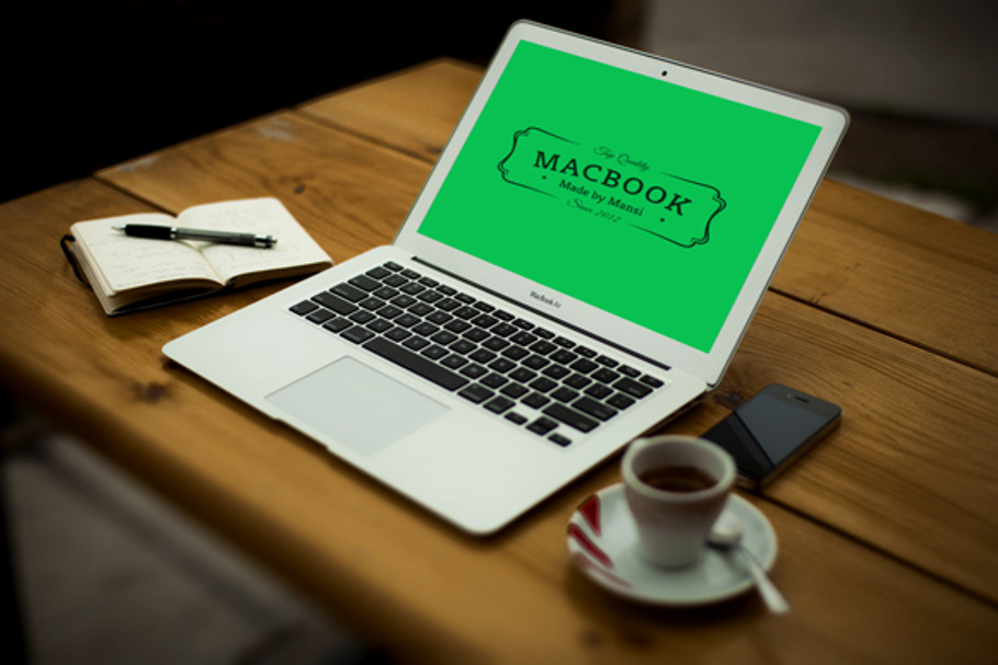 MacBook Air Mockup 3 in Mobile & Web Mockups - product preview 8