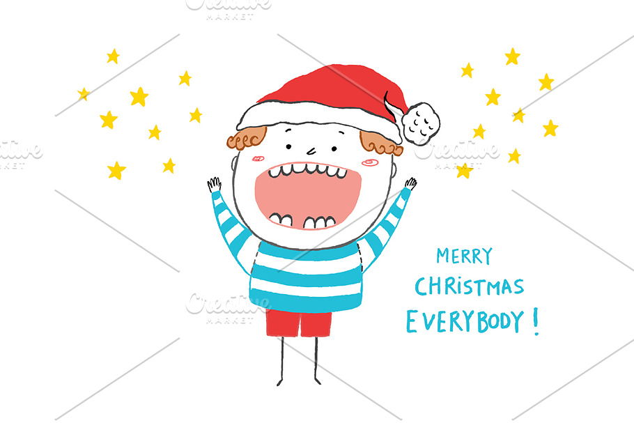 Merry Christmas Everybody! in Illustrations - product preview 8