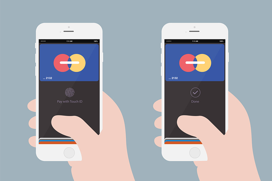 Apple Pay Flat Illustration in Illustrations - product preview 8