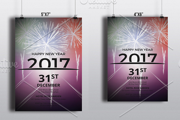 New Year Party Flyer -V453