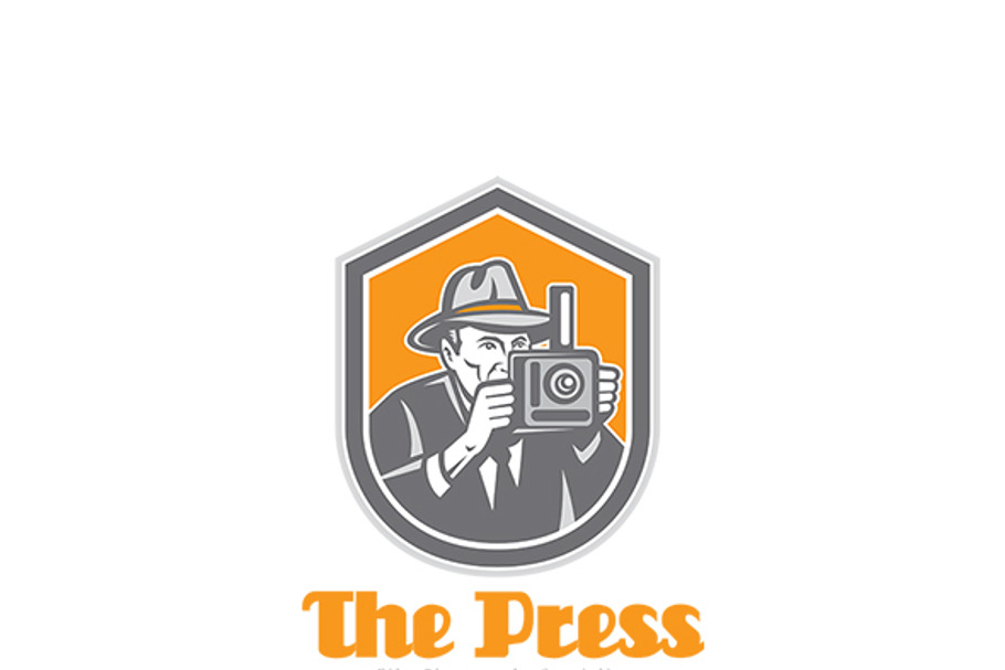 The Press Film Photography Logo