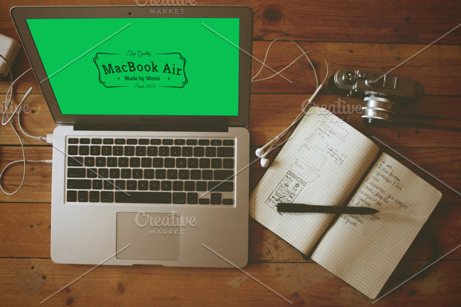 MacBook Air Mockup-4 in Mobile & Web Mockups - product preview 8