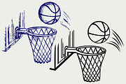 Basketball board SVG