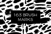 163 Vector Brush Marks