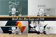 Wall Mockup - Sticker Mockup Vol 146