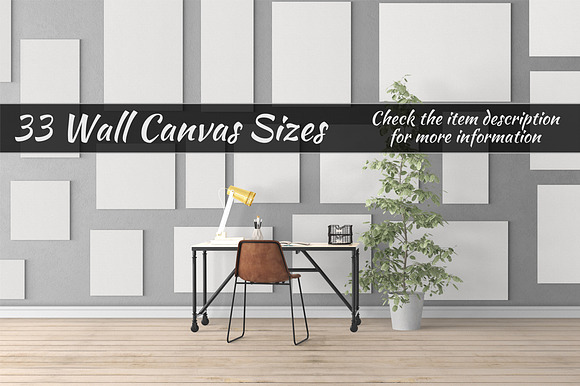 Canvas Mockups Vol 149 in Print Mockups - product preview 1