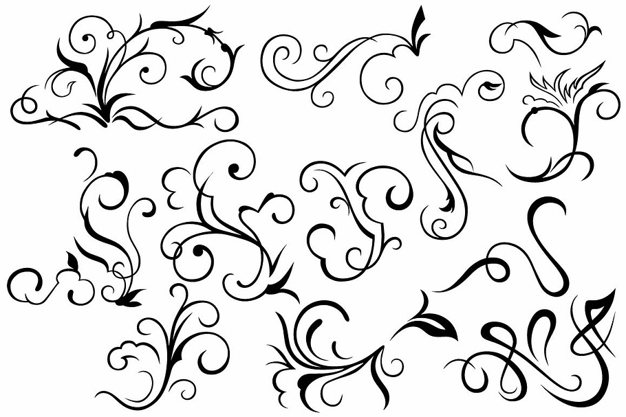 Vector set ornaments 26 in Patterns - product preview 8