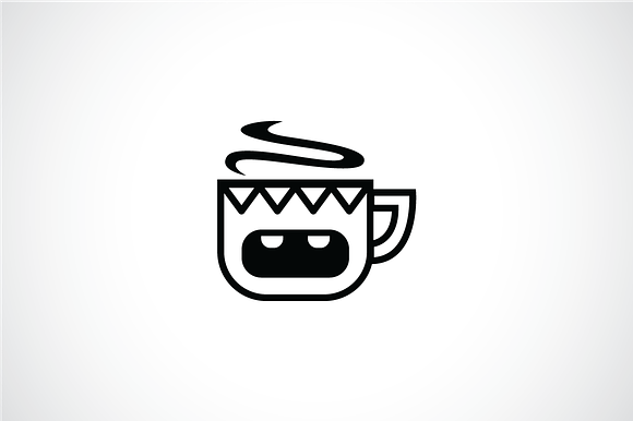 Monster Mug Logo Template in Logo Templates - product preview 2