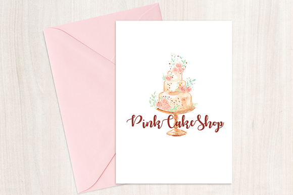 Cake Logo Template Business Branding in Logo Templates - product preview 1