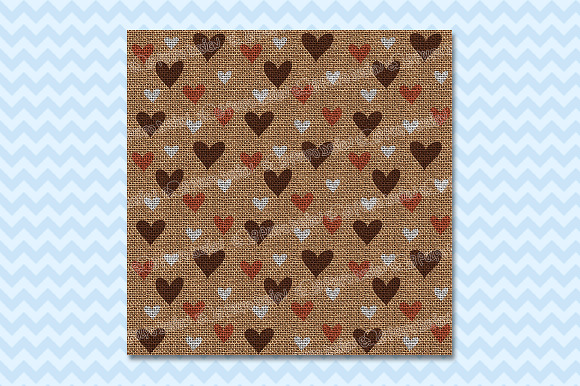 Hearts digital paper in Patterns - product preview 4
