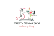 Sewing Logo Template Shop Branding