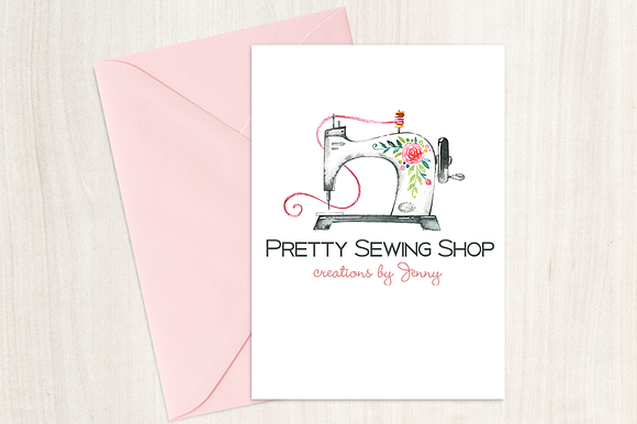 Sewing Logo Template Shop Branding in Logo Templates - product preview 1