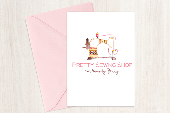 Tribal Sewing Logo Template in Logo Templates - product preview 1