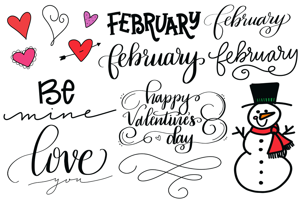 A Hand Lettered Year Graphics Bundle in Illustrations - product preview 8