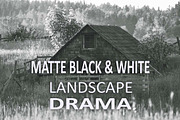 10 Matte B & W Landscape Drama