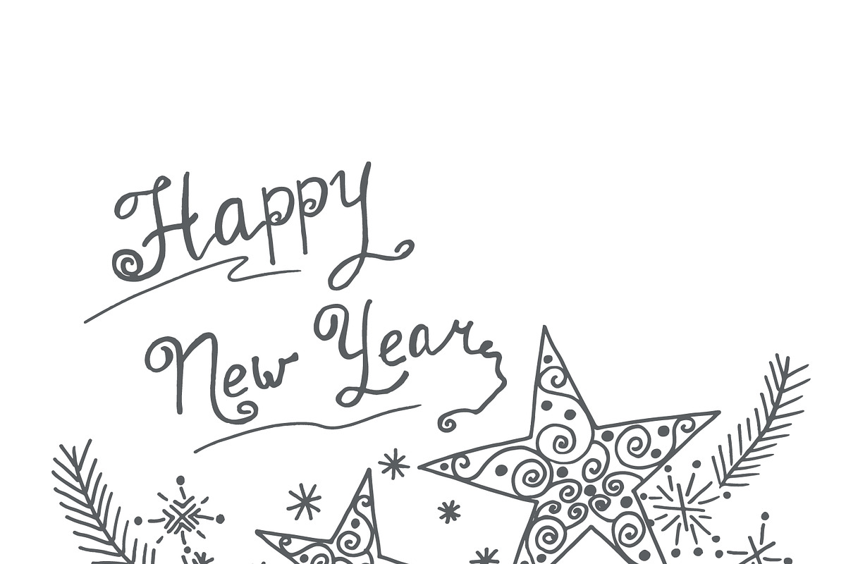 Happy new year ornament  in Illustrations - product preview 8