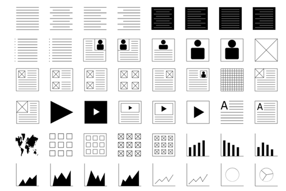 Illustrator Shapes for Wireframing in Wireframe Kits - product preview 8