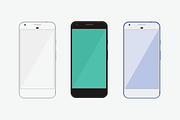 Google Pixel Phone Mockup