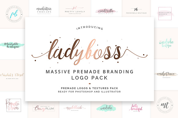 Ladyboss Premade Branding Logos in Logo Templates - product preview 83