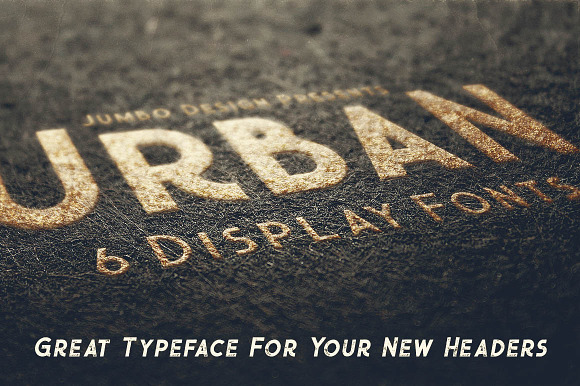 Urban - Display Style Font in Urban Fonts - product preview 3