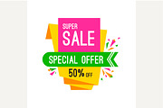 Special offer sale tag