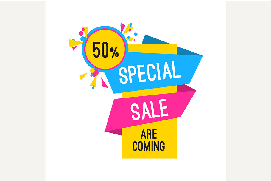 Special offer sale tag in Objects - product preview 8