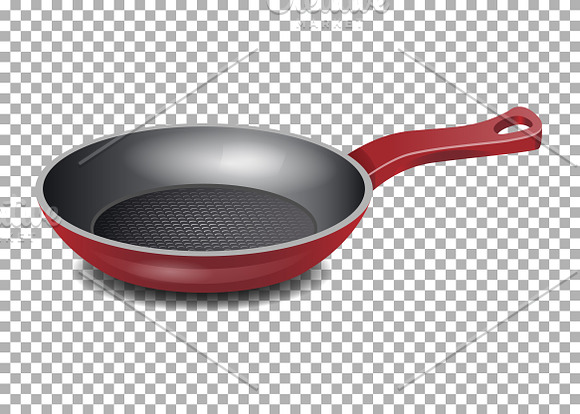 Vector Frying Pan in Objects - product preview 2