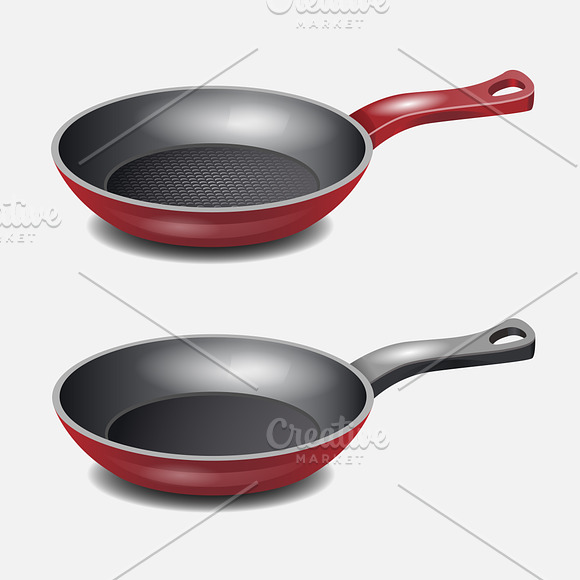 Vector Frying Pan in Objects - product preview 3