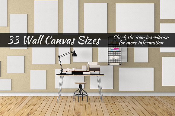 Canvas Mockups Vol 153 in Print Mockups - product preview 1