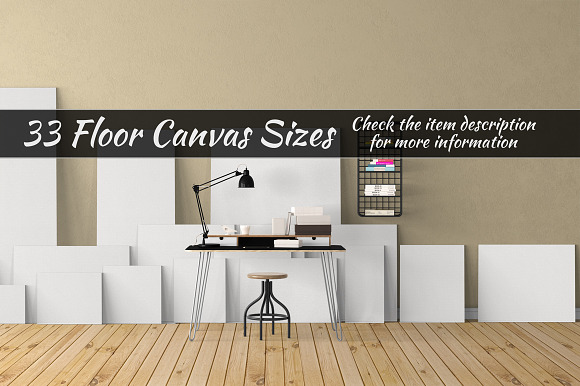Canvas Mockups Vol 153 in Print Mockups - product preview 2